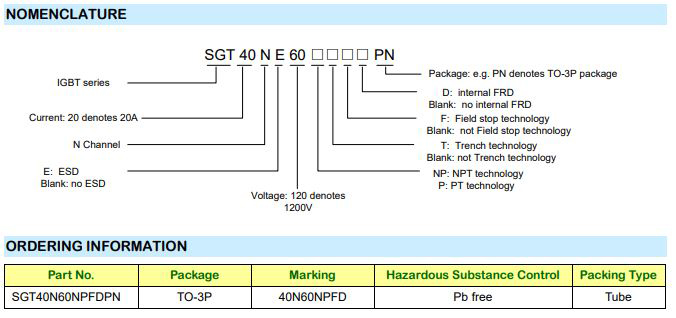 IGBT 40N60NPFD 3 1
