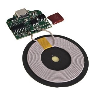 ماژول شارژر وایرلس 15W با ورودی Type-C به همراه صفحه کویل شارژ